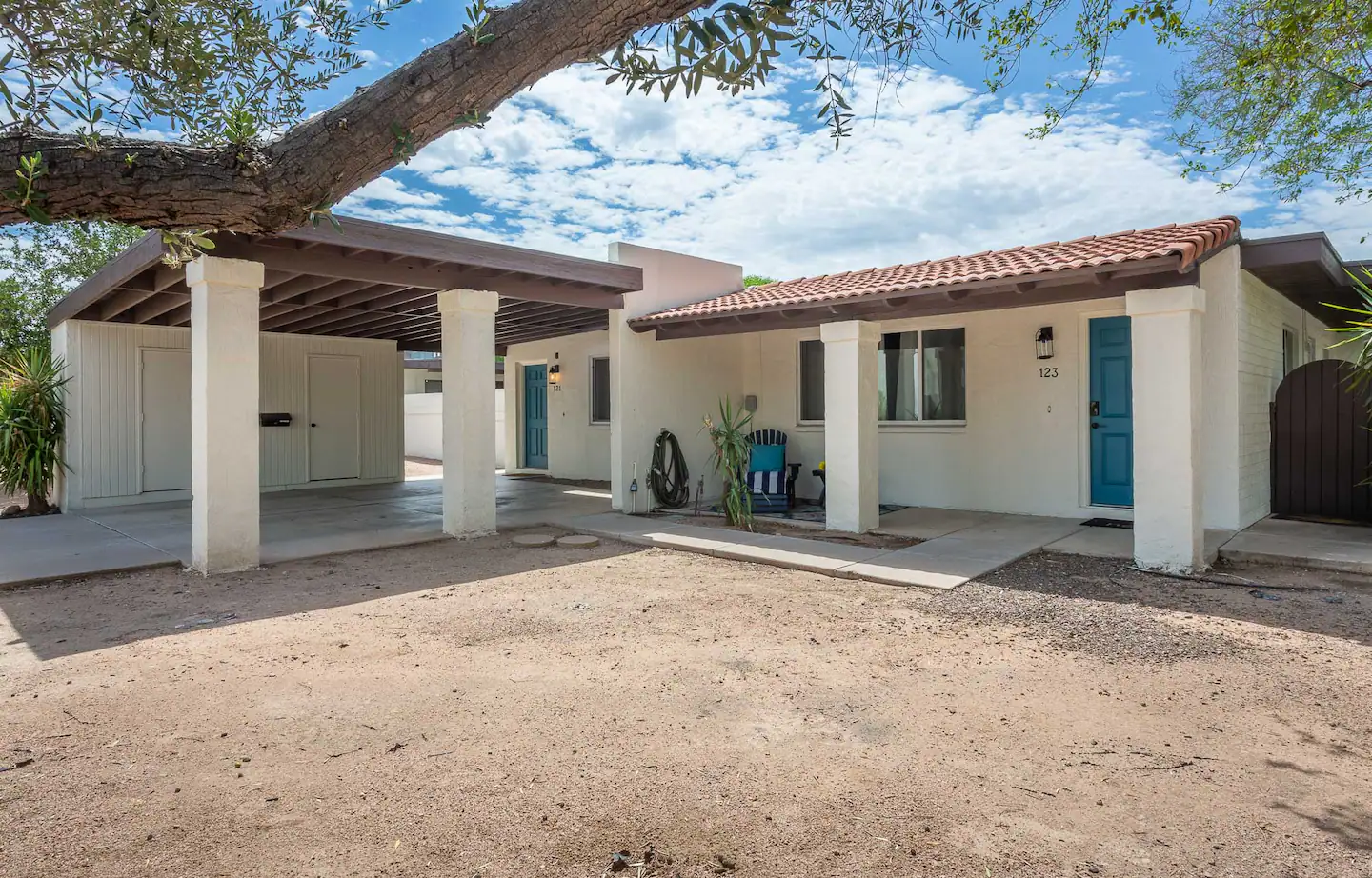 Covered patio