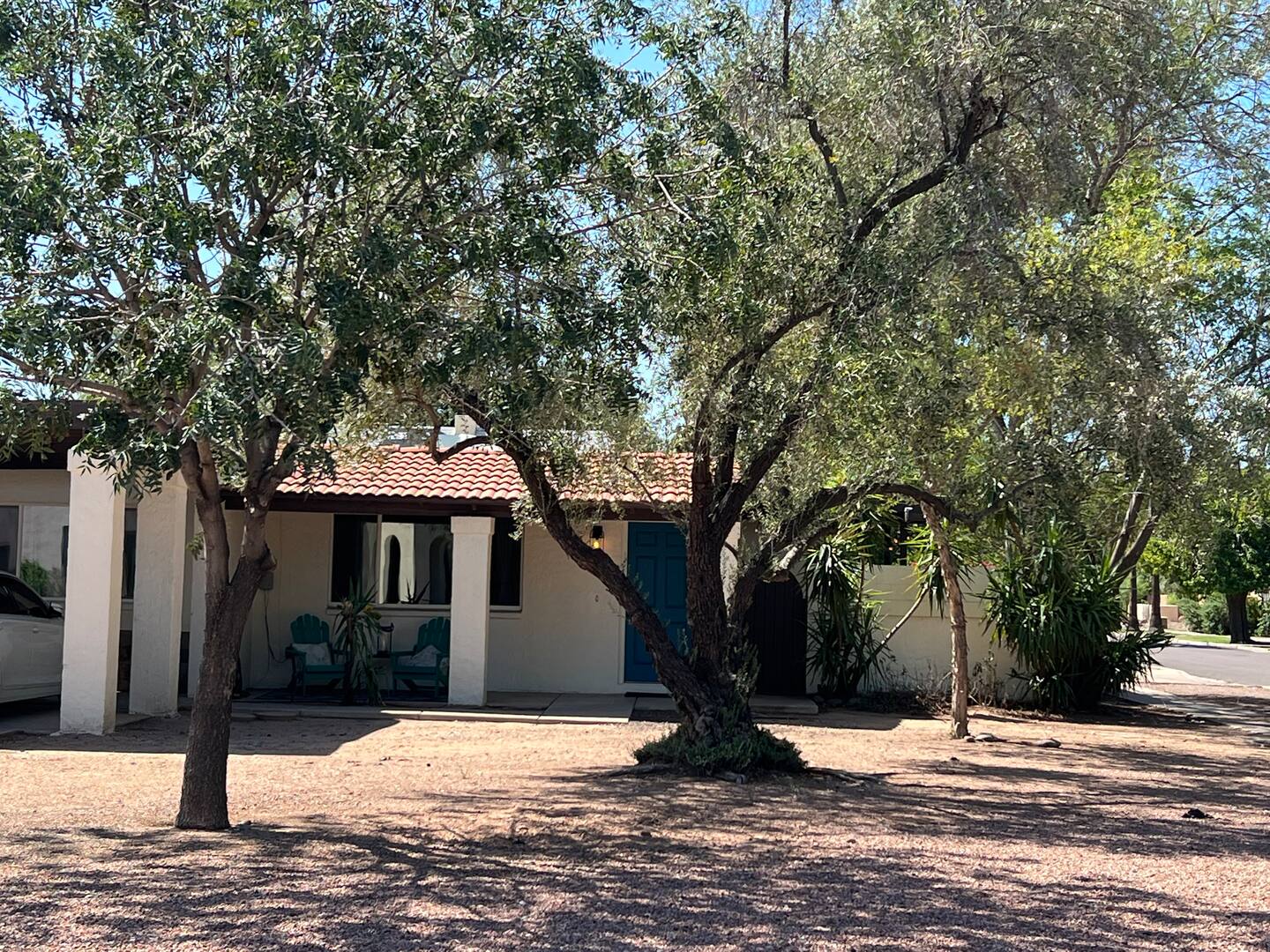 Front exterior of the Tempe patio home